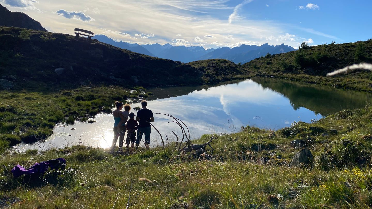 Familienwanderung Goldriedsee